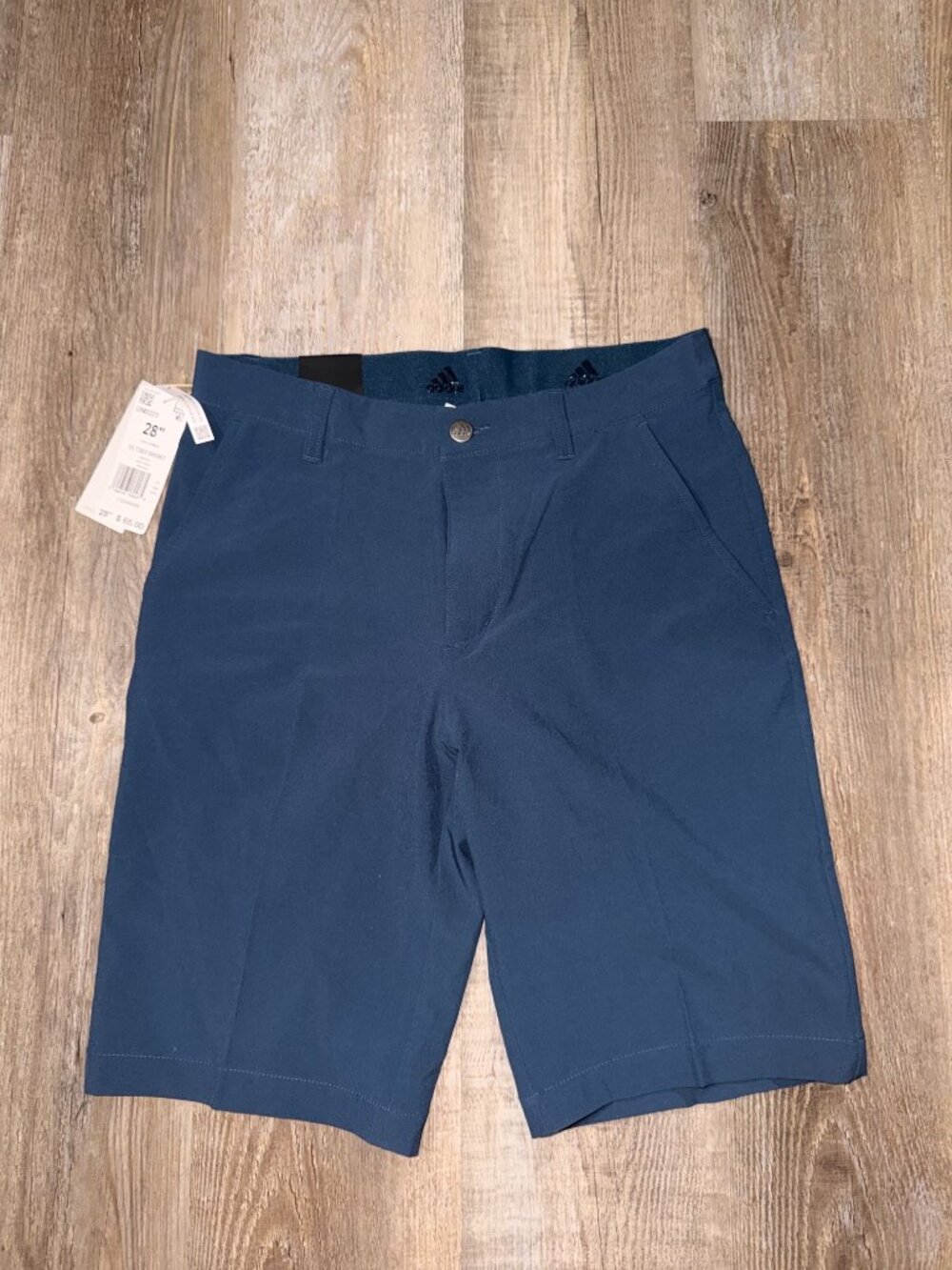 Men’s Adidas Ultimate365 10 Inch Golf Short Hemp Size 28, Crew Navy